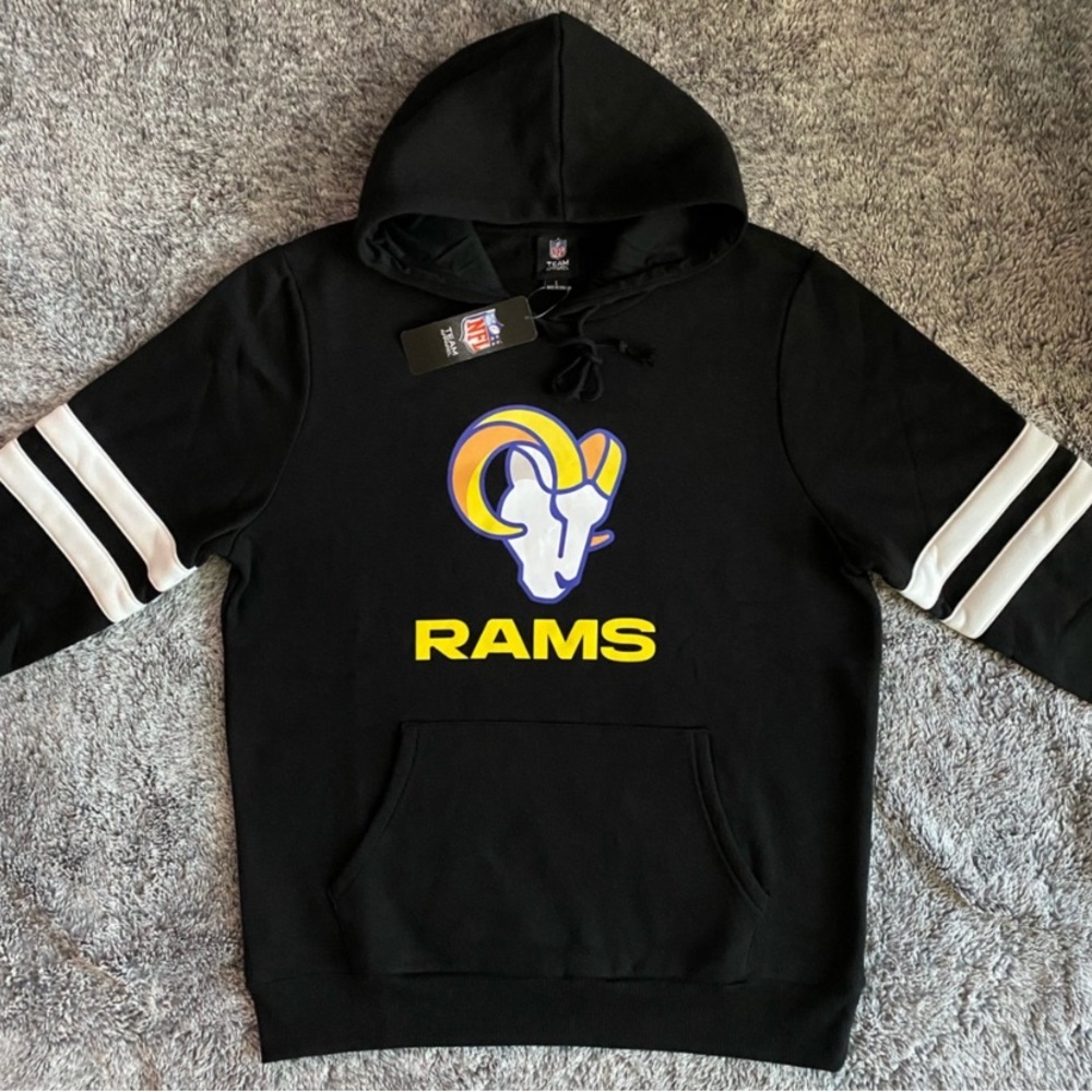Men’s Los Angeles Rams Hoodie, NFL Apparel, Size Large, NWT